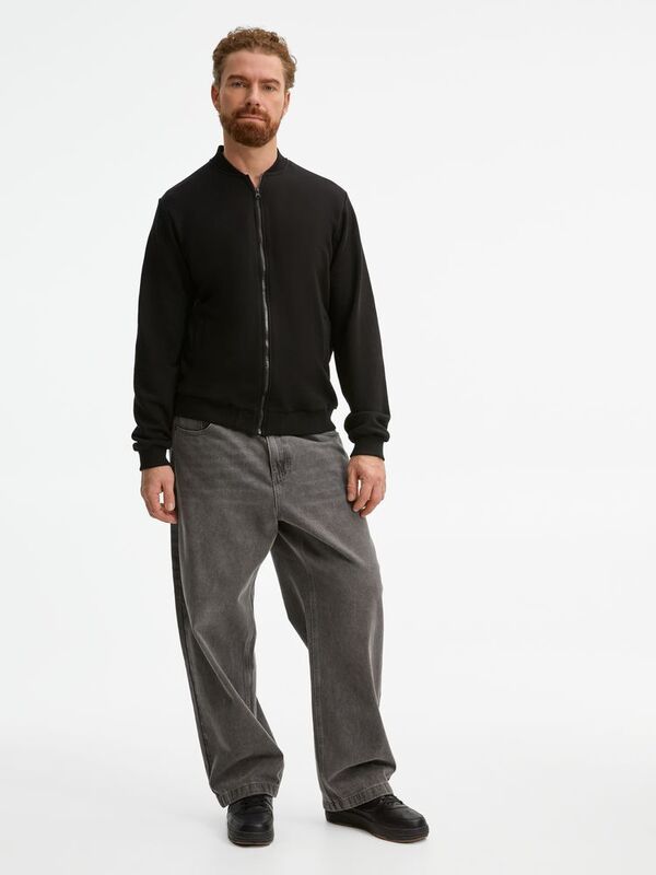 Бомбер унисекс Townie, черный арт.20191.30