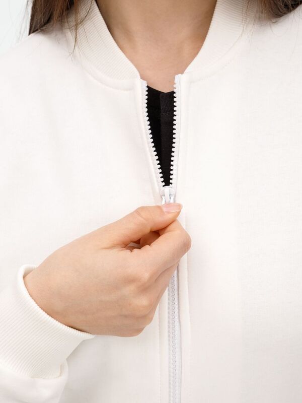 Бомбер унисекс Townie, молочно-белый арт.20191.60