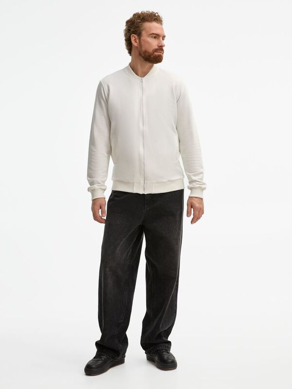 Бомбер унисекс Townie, молочно-белый арт.20191.60