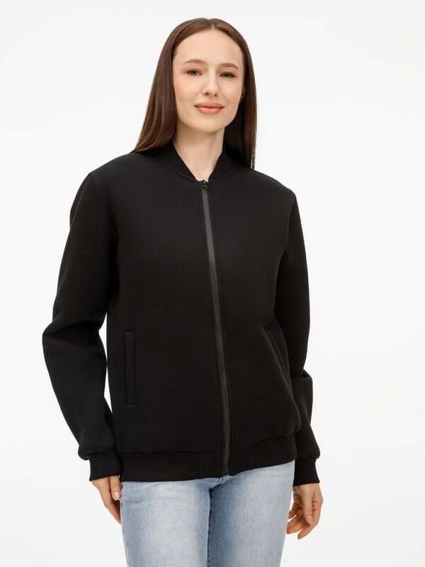 Бомбер унисекс Estado, черный арт.20192.30