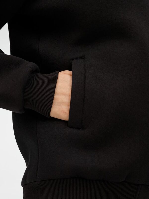 Бомбер унисекс Estado, черный арт.20192.30