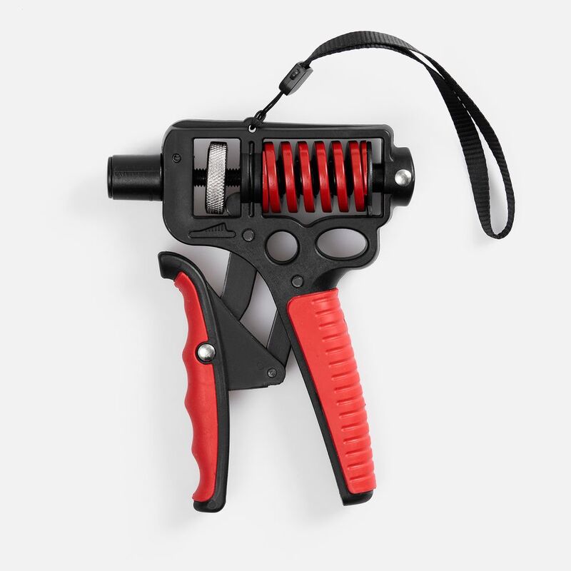 Эспандер кистевой пружинный Motive Power, черный с красным арт.19224.35