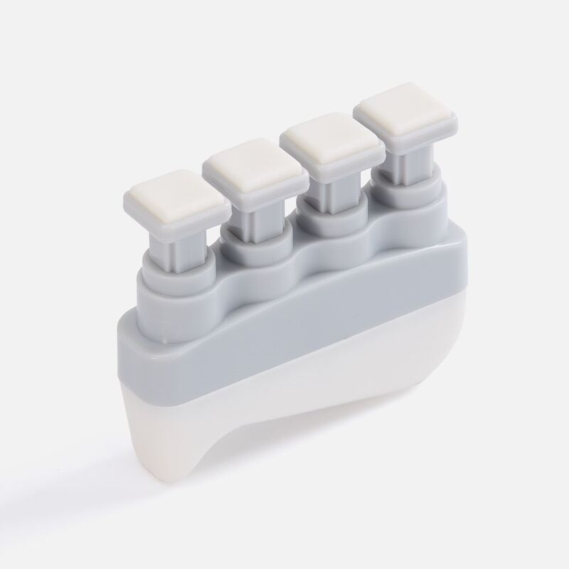 Эспандер кистевой FingerTap, серый с белым арт.19226.16