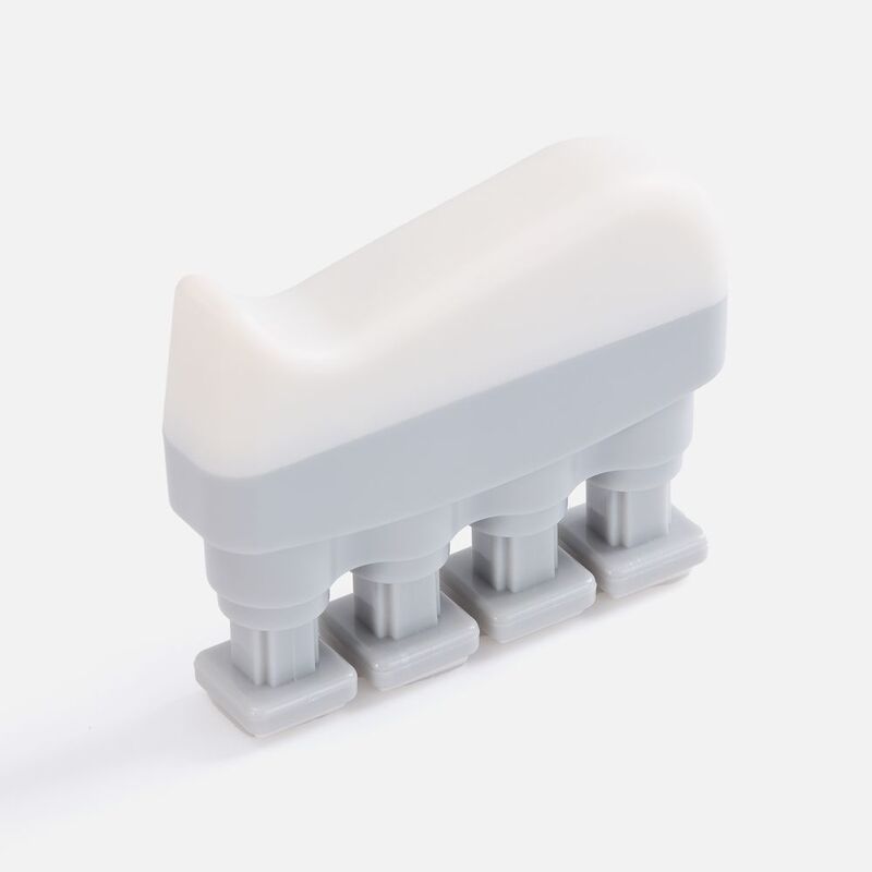 Эспандер кистевой FingerTap, серый с белым арт.19226.16