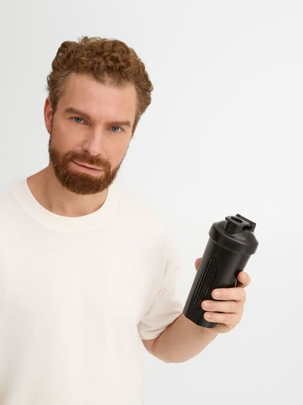 Спортивный шейкер Shake It Easy, черный арт.18580.30