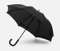 Зонт-трость Hidecolor с цветными спицами, черный с красным арт.18579.50