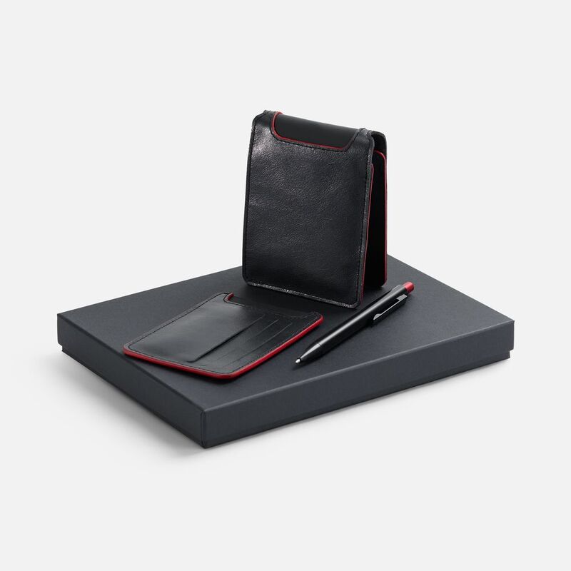 Набор Arrival, черный с красным арт.20613.35