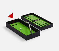 Настольный мини-гольф Golfink, черный с зеленым яблоком арт.20888