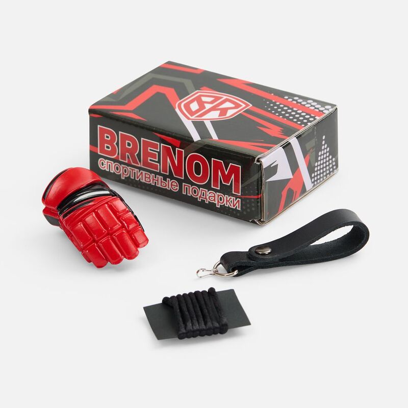 Брелок &laquo;Хоккейная перчатка&raquo;, красный арт.19933.50