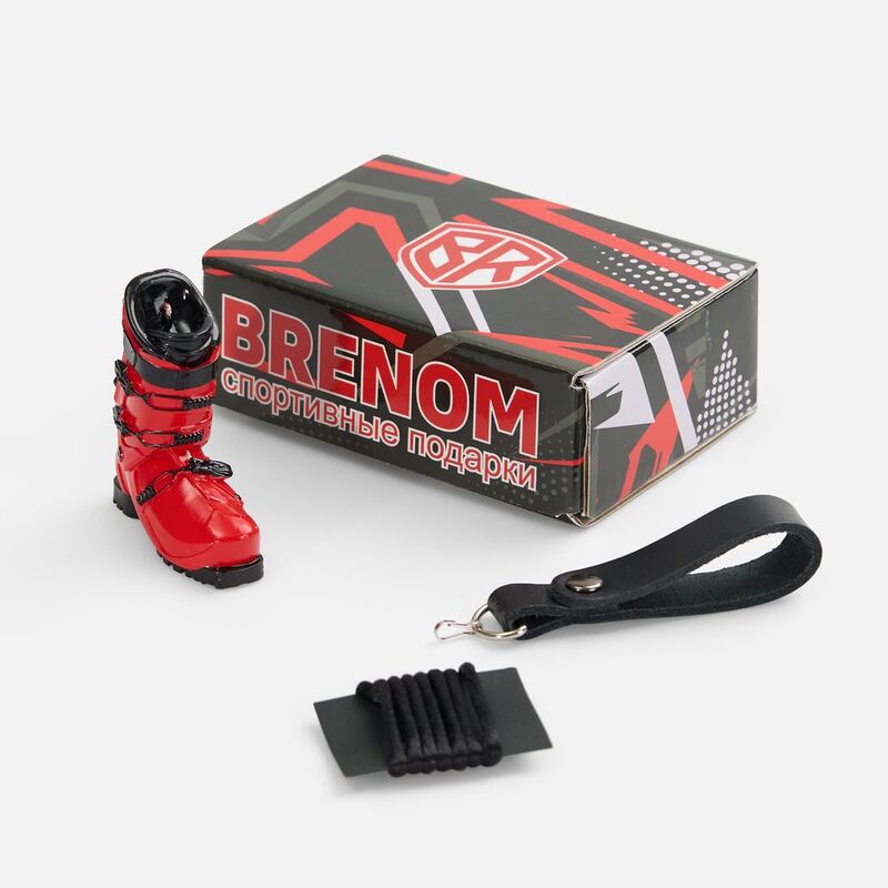 Брелок &laquo;Горнолыжный ботинок&raquo;, красный арт.19935.50