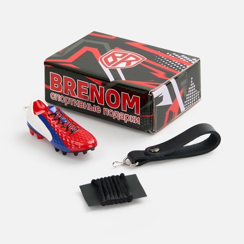 Брелок &laquo;Футбольная бутса&raquo;, красный арт.19937.50