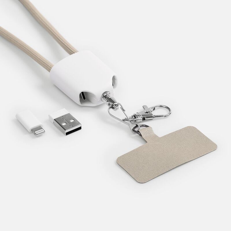 Кабель-ланьярд energyFlex Pro, серый арт.21327.10