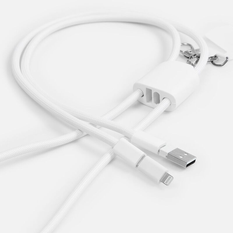 Кабель-ланьярд energyFlex Pro, белый арт.21327.60