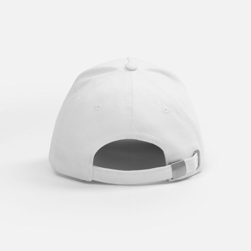 Бейсболка Classic 2.0, белая с темно-синим кантом арт.21848.64