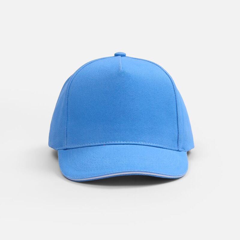 Бейсболка Classic 2.0, синяя с белым кантом арт.21848.49