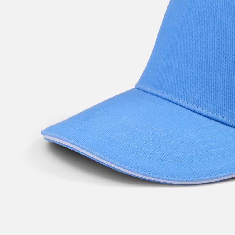 Бейсболка Classic 2.0, синяя с белым кантом арт.21848.49