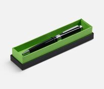 Ручка шариковая Broad Ring в футляре, глянцевая, черная арт.20508.30