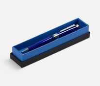 Ручка шариковая Broad Ring в футляре, глянцевая, синяя арт.20508.40