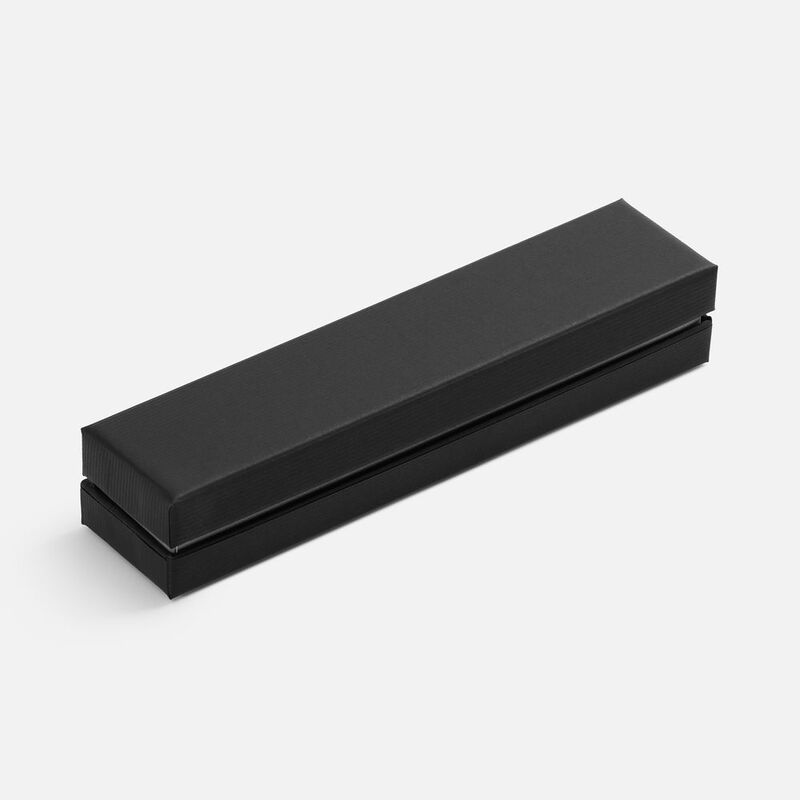 Ручка шариковая Inkolor в футляре, черная с серым арт.20509.10