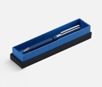 Ручка шариковая Eyeshot Soft Touch в футляре, темно-синяя арт.20531.40