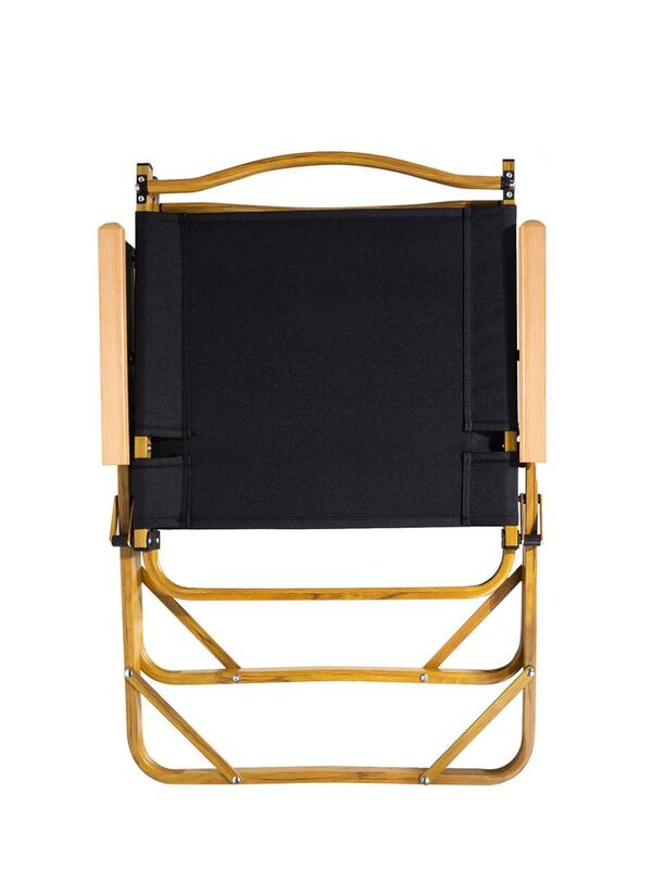 Стул MW02 складной, черный, светлое дерево арт.64000.38