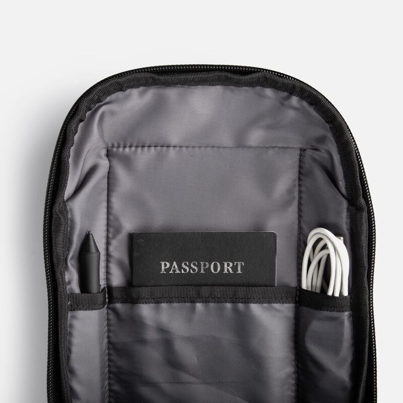 Рюкзак на одно плечо Solnex, черный арт.18610.30