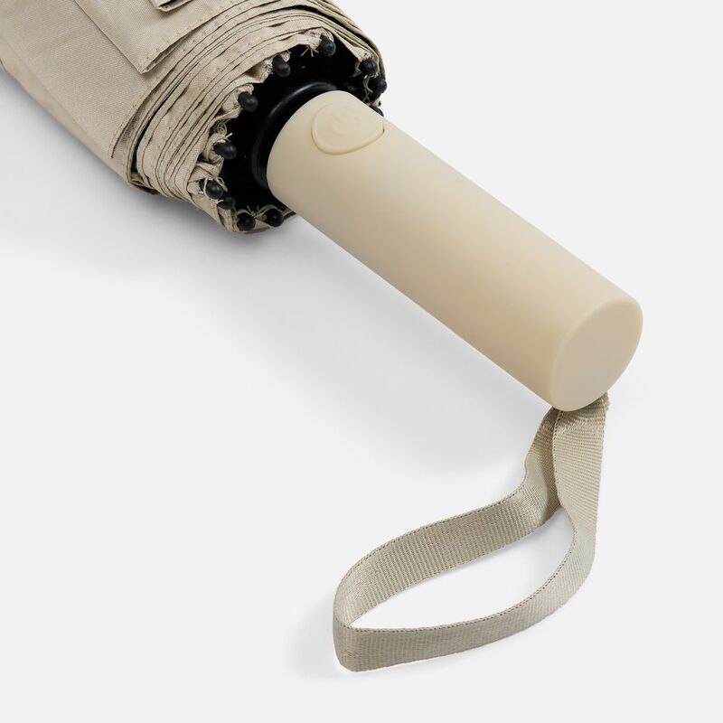 Зонт складной с УФ-защитой Ribstar, бежевый арт.22327.00