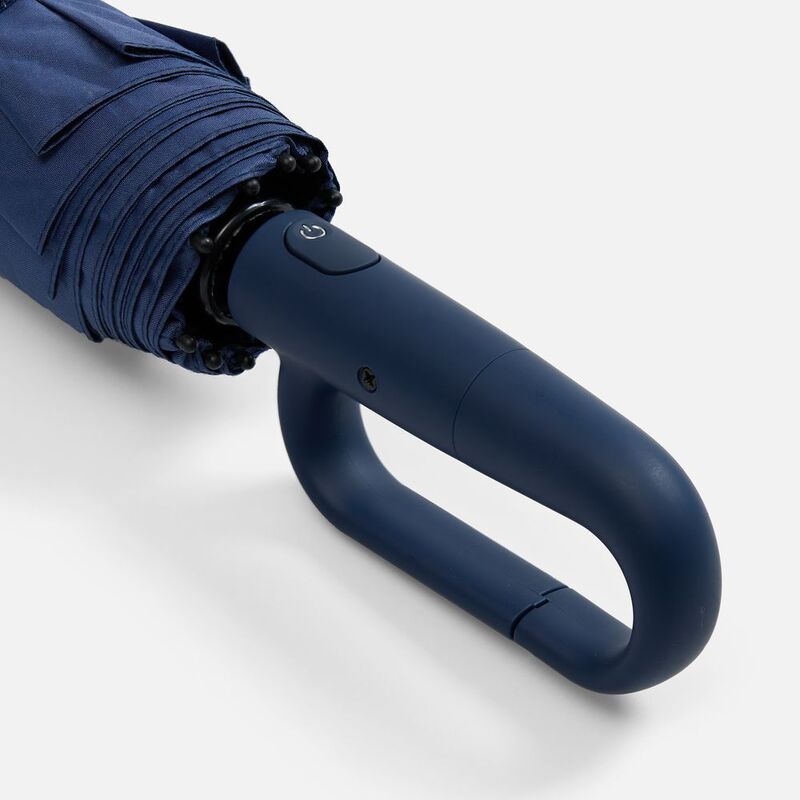 Зонт складной Skymate с УФ-защитой и ручкой-карабином, темно-синий арт.22328.40