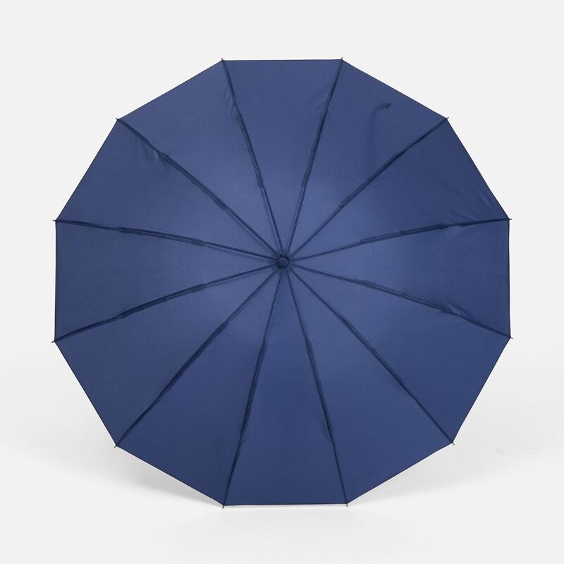 Зонт складной Skymate с УФ-защитой и ручкой-карабином, темно-синий арт.22328.40