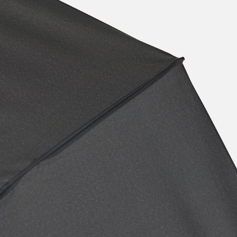 Зонт обратного сложения twoGether с двойным куполом, черный арт.22330.30