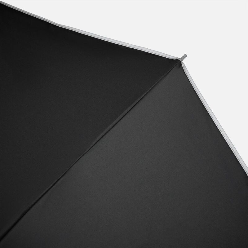 Зонт обратного сложения с ручкой-карабином Foldberry, черный арт.22324.30