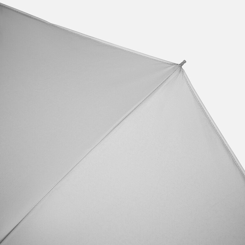 Зонт обратного сложения с ручкой-карабином Foldberry, серый арт.22324.10