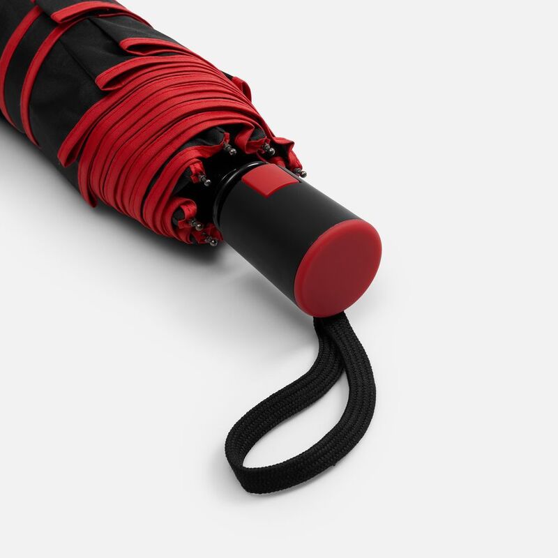 Зонт складной Edgeline, красный арт.22331.50