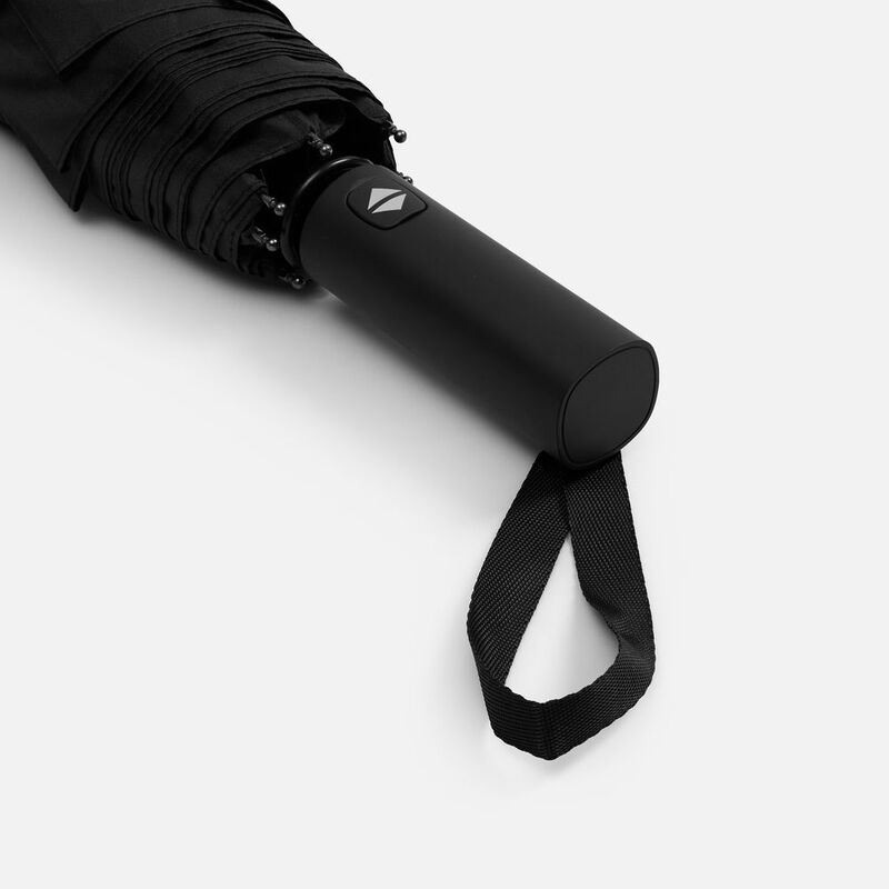 Зонт складной Smooth Move с плавным закрытием, черный арт.22333.30