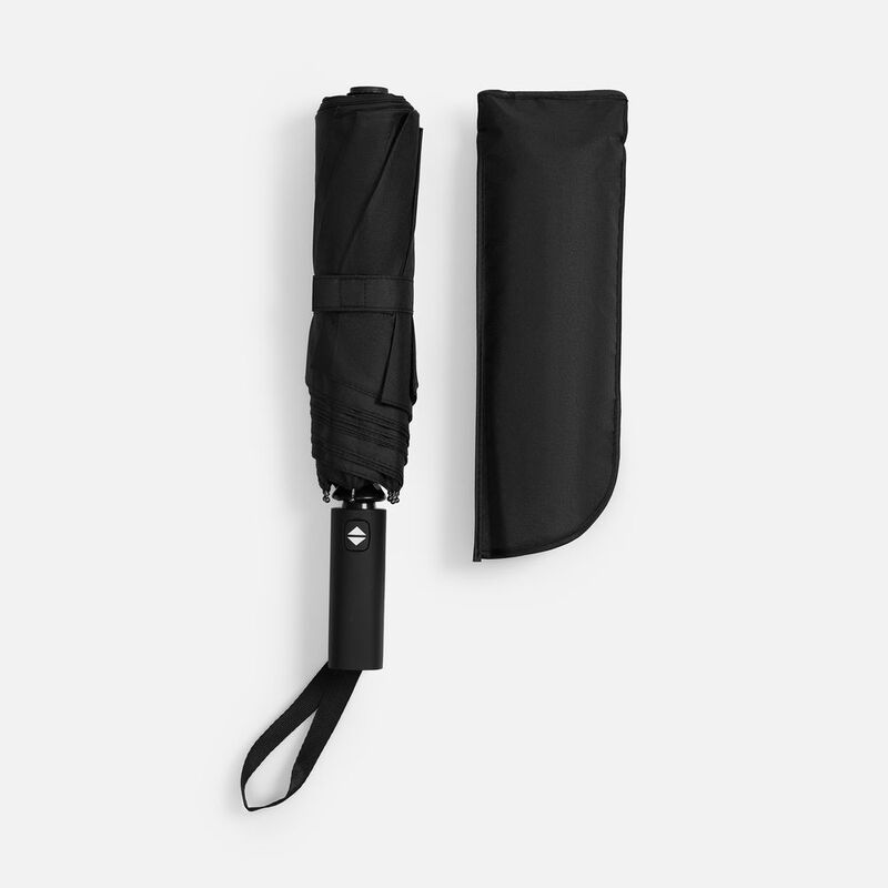 Зонт складной Smooth Move с плавным закрытием, черный арт.22333.30