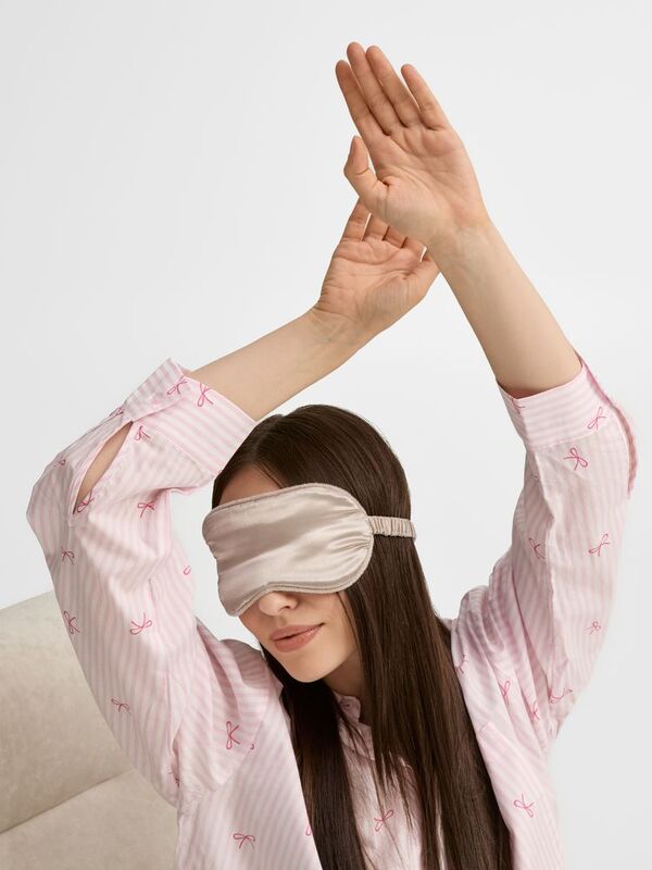 Двухстороняя маска для сна Veluto, серая арт.18786.10