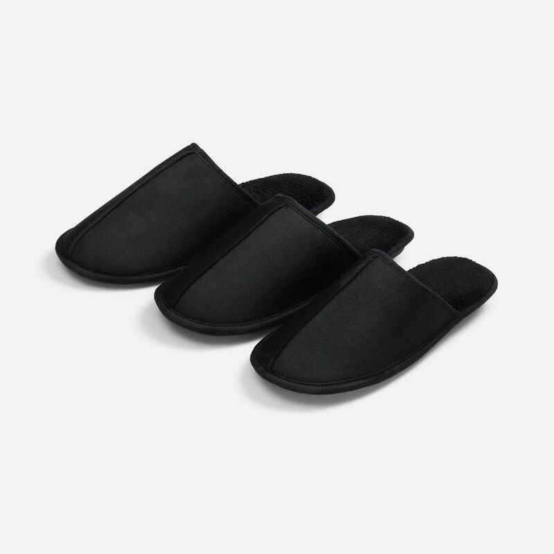 Тапочки домашние Norridge, черные арт.18788.30