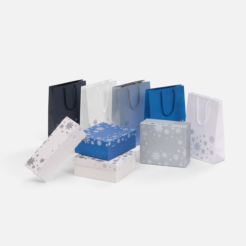 Коробка Wintry под бутылку, белая арт.25023.60