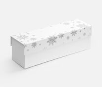 Коробка Wintry под бутылку, белая арт.25023.60