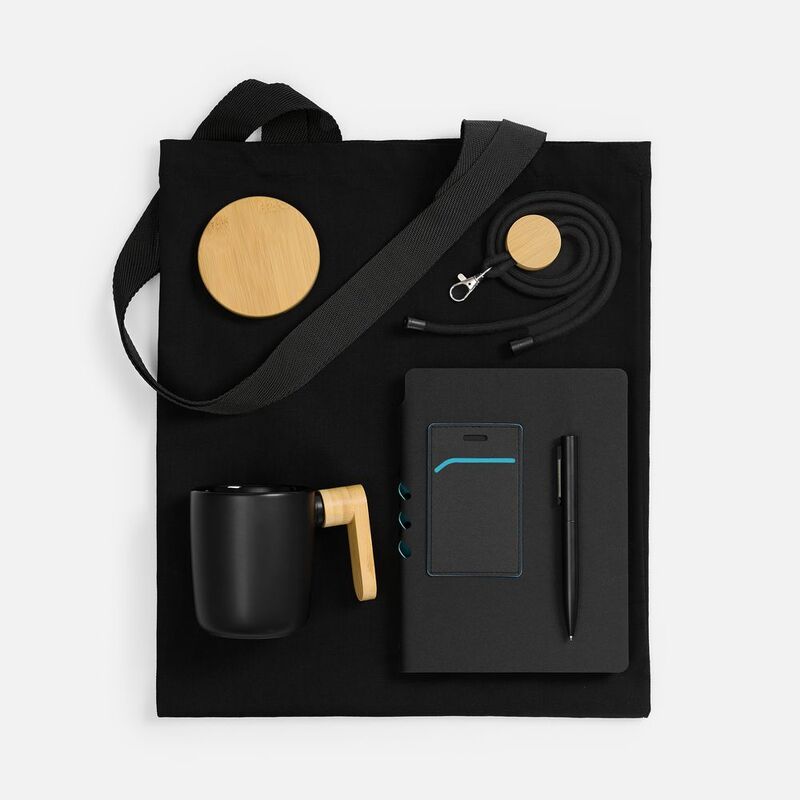 Набор Trait Office, черный с бирюзовым арт.24778.49