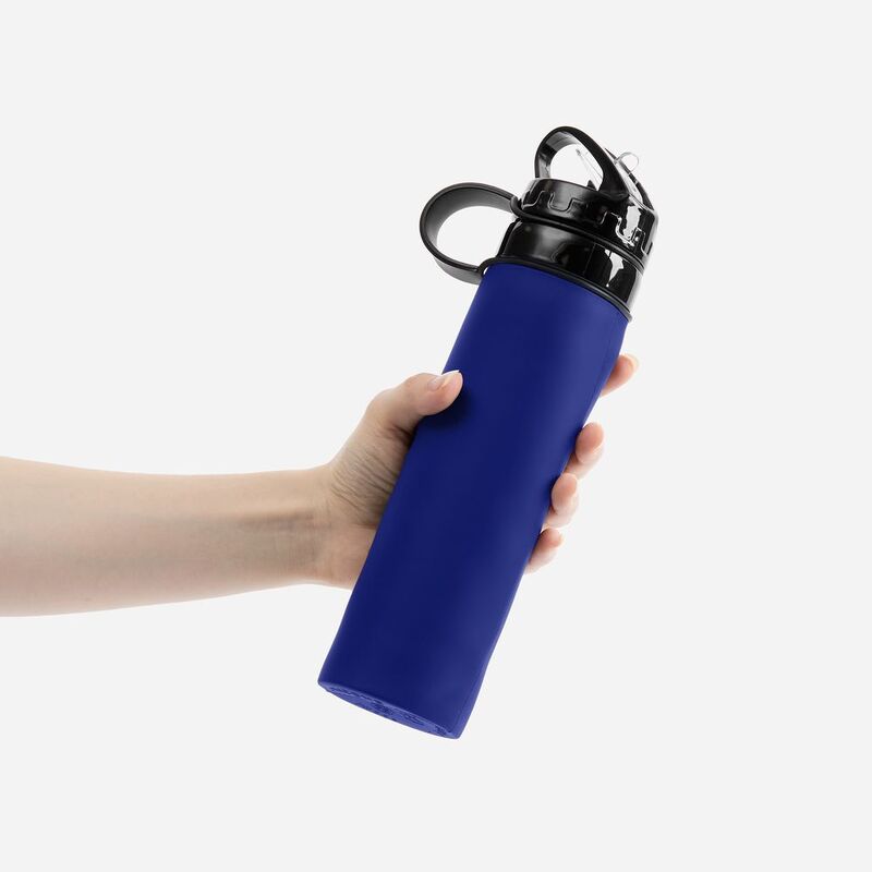 Складная бутылка для воды Langfossen, синяя арт.17490.40