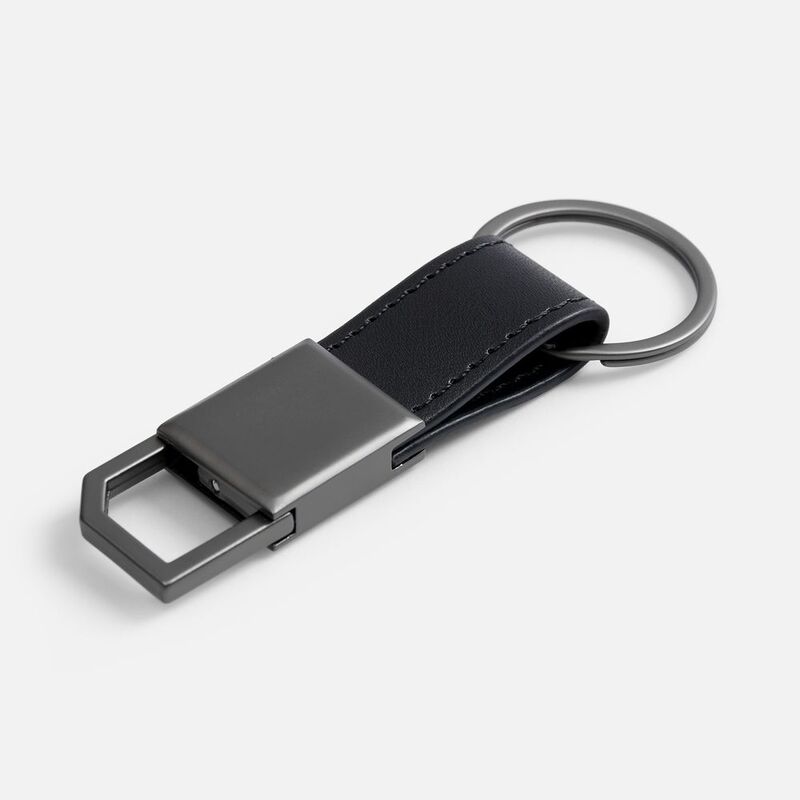 Брелок с карабином Rengas, черный арт.18622.30