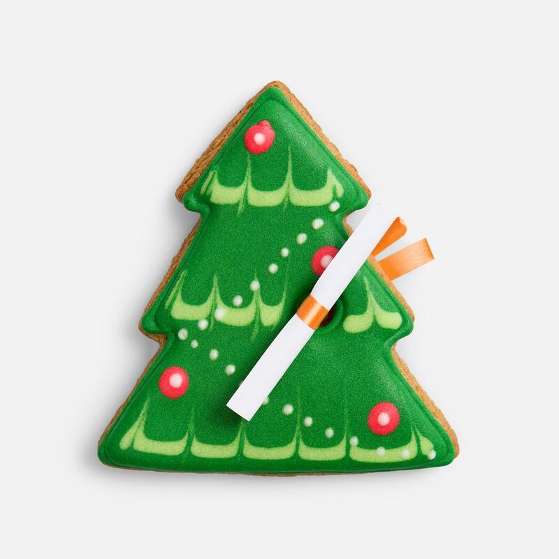 Новогоднее печенье с предсказанием &laquo;Елка&raquo; арт.18630