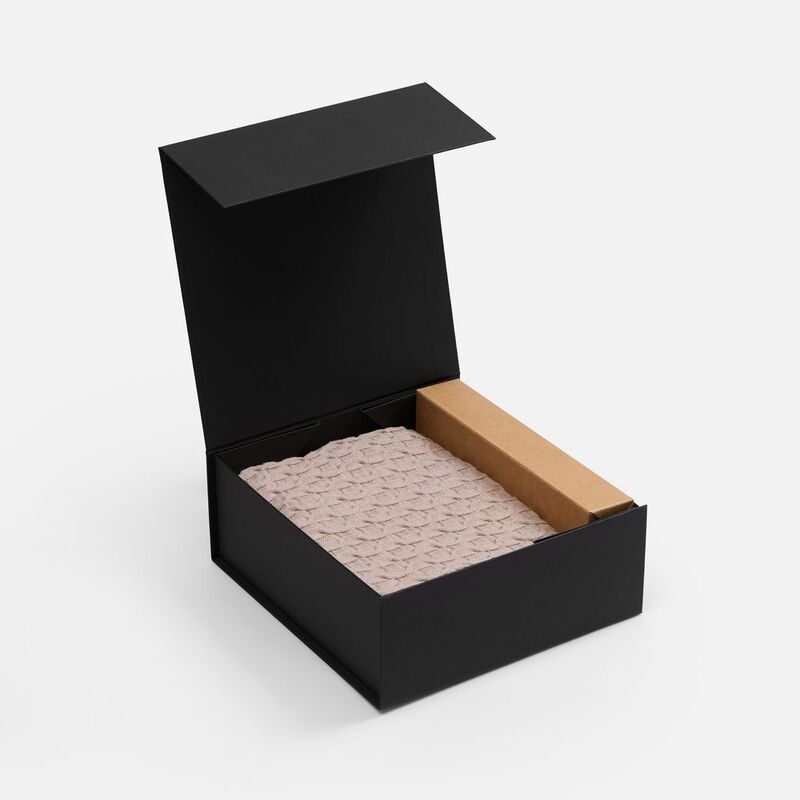 Коробка складная Quadra Fold, черная арт.25079.30