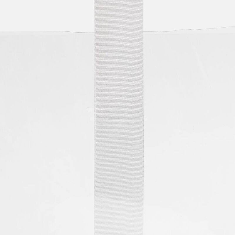 Шопер Clear Fest, ver.2, прозрачный с белыми ручками арт.19938.60