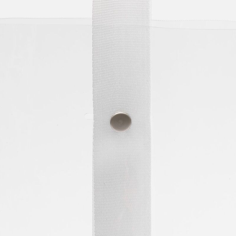 Шопер Clear Fest, ver.2, прозрачный с белыми ручками арт.19938.60