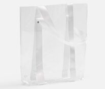Шопер Clear Fest, ver.2, прозрачный с белыми ручками арт.19938.60
