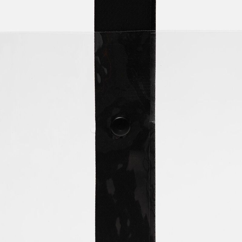 Шопер Clear Fest, ver.2, прозрачный с черными ручками арт.19938.30