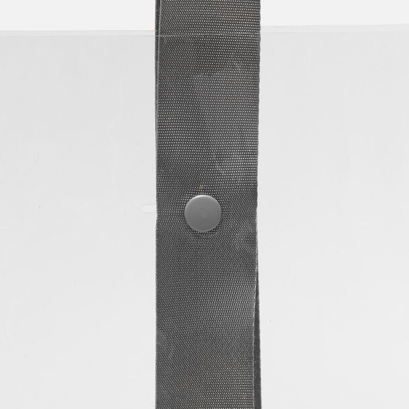 Шопер Clear Fest, ver.2, прозрачный с серыми ручками арт.19938.10