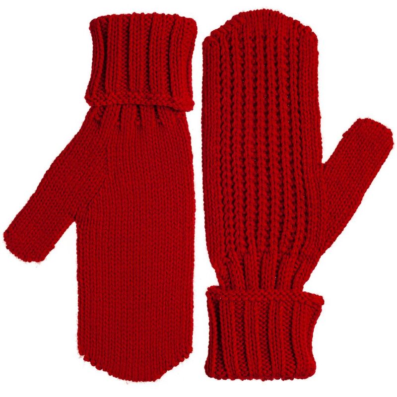 Варежки Nordkyn, глубокий красный арт.10452.51